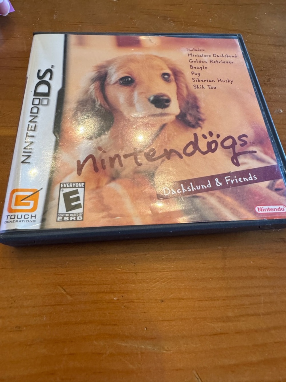 Nintendo DS nintendogs: Dachshund & Friends – Tan & Cream Cover